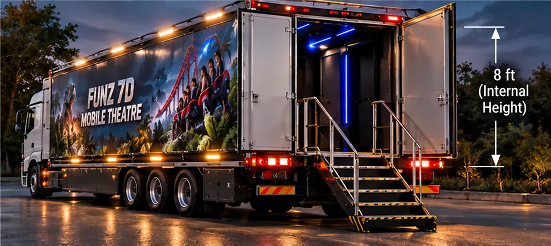 Funz on Wheels — Mobile 7D Theatre — attraction or exhibit image