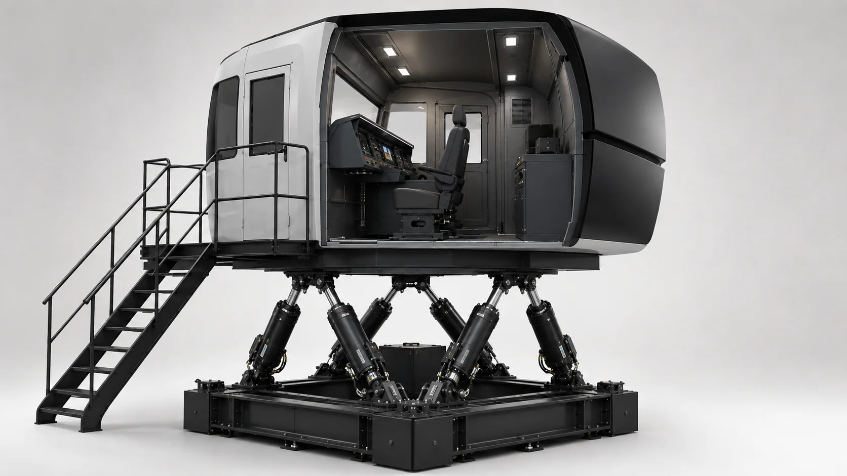 6 DOF Motion Simulator with Cabin — attraction or exhibit image