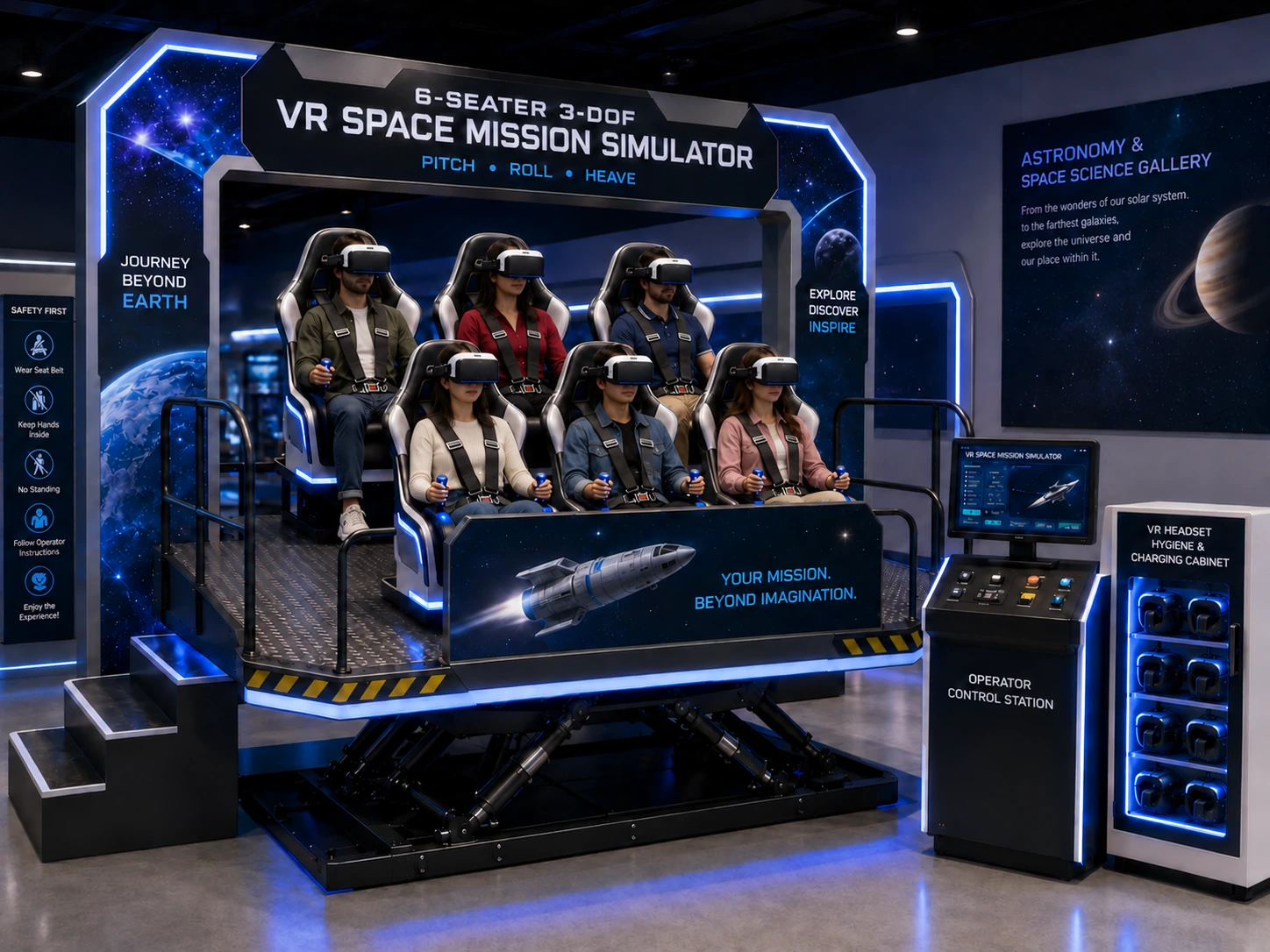 Multi-Seat VR Simulators — attraction or exhibit image
